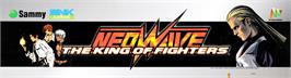 Arcade Cabinet Marquee for The King of Fighters Neowave.