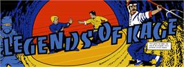 Arcade Cabinet Marquee for The Legend of Kage.