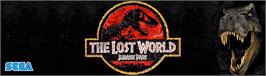 Arcade Cabinet Marquee for The Lost World.