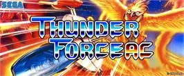 Arcade Cabinet Marquee for Thunder Force AC.