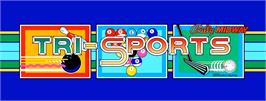 Arcade Cabinet Marquee for Tri-Sports.