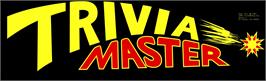 Arcade Cabinet Marquee for Trivia Genius.