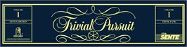 Arcade Cabinet Marquee for Trivial Pursuit.