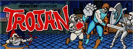 Arcade Cabinet Marquee for Trojan.