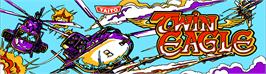 Arcade Cabinet Marquee for Twin Eagle - Revenge Joe's Brother.