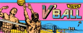 Arcade Cabinet Marquee for U.S. Championship V'ball.