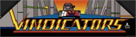 Arcade Cabinet Marquee for Vindicators.