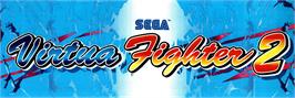 Arcade Cabinet Marquee for Virtua Fighter 2.