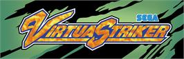 Arcade Cabinet Marquee for Virtua Striker.