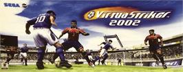 Arcade Cabinet Marquee for Virtua Striker 2002.