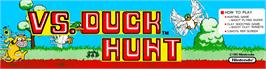 Arcade Cabinet Marquee for Vs. Duck Hunt.