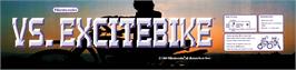 Arcade Cabinet Marquee for Vs. Excitebike.