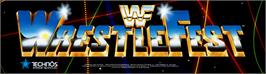 Arcade Cabinet Marquee for WWF WrestleFest.