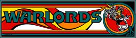 Arcade Cabinet Marquee for Warlords.