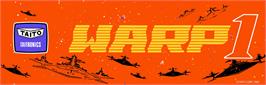 Arcade Cabinet Marquee for Warp-1.