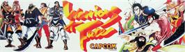Arcade Cabinet Marquee for Warriors of Fate.