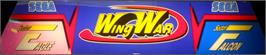 Arcade Cabinet Marquee for Wing War R360.