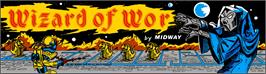 Arcade Cabinet Marquee for Wizard of Wor.