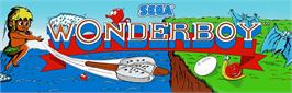Arcade Cabinet Marquee for Wonder Boy.