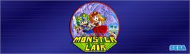 Arcade Cabinet Marquee for Wonder Boy III - Monster Lair.