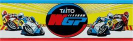Arcade Cabinet Marquee for World Grand Prix.