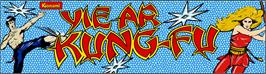 Arcade Cabinet Marquee for Yie Ar Kung-Fu.