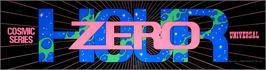 Arcade Cabinet Marquee for Zero Hour.