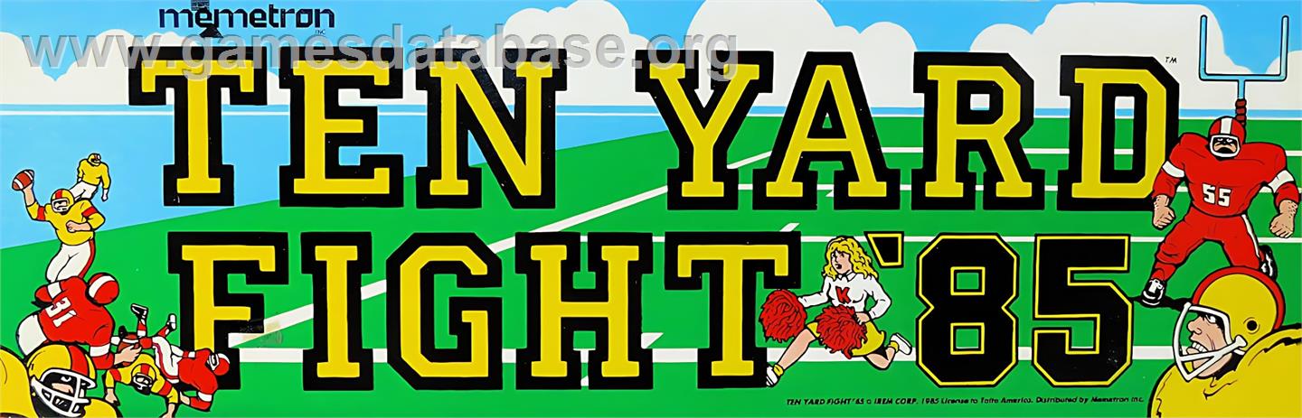 10-Yard Fight '85 - Arcade - Artwork - Marquee