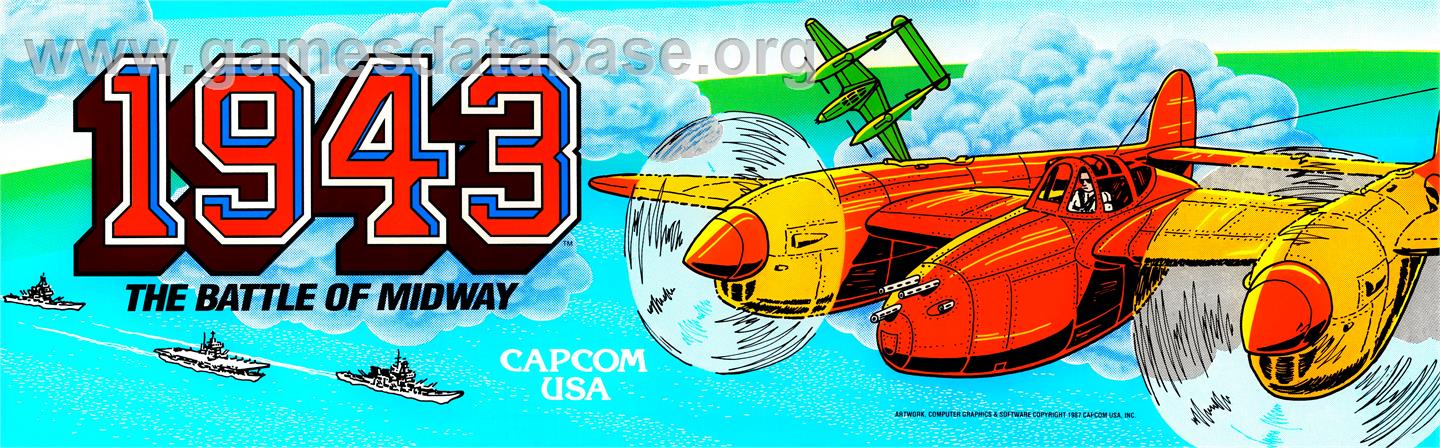1943: The Battle of Midway - Arcade - Artwork - Marquee