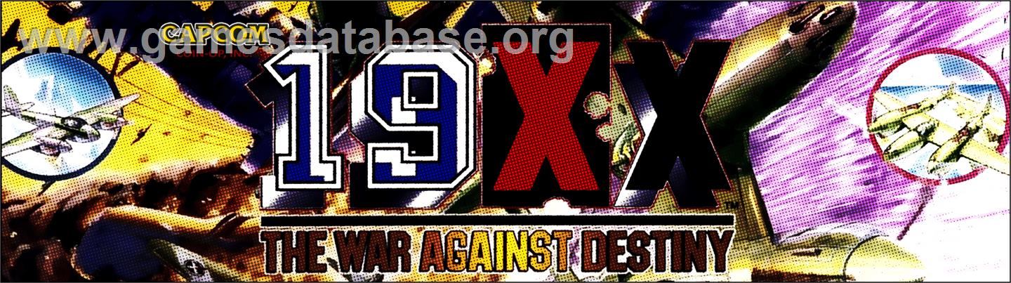 19XX: The War Against Destiny - Arcade - Artwork - Marquee