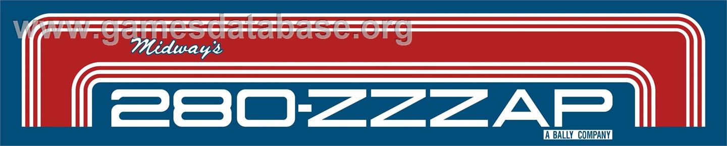 280-ZZZAP - Arcade - Artwork - Marquee