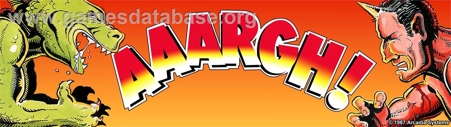 Aaargh - Arcade - Artwork - Marquee