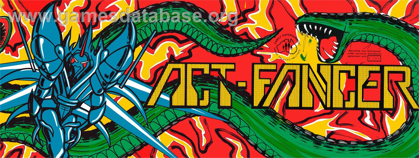 Act-Fancer Cybernetick Hyper Weapon - Arcade - Artwork - Marquee