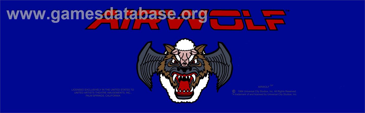 Airwolf - Arcade - Artwork - Marquee