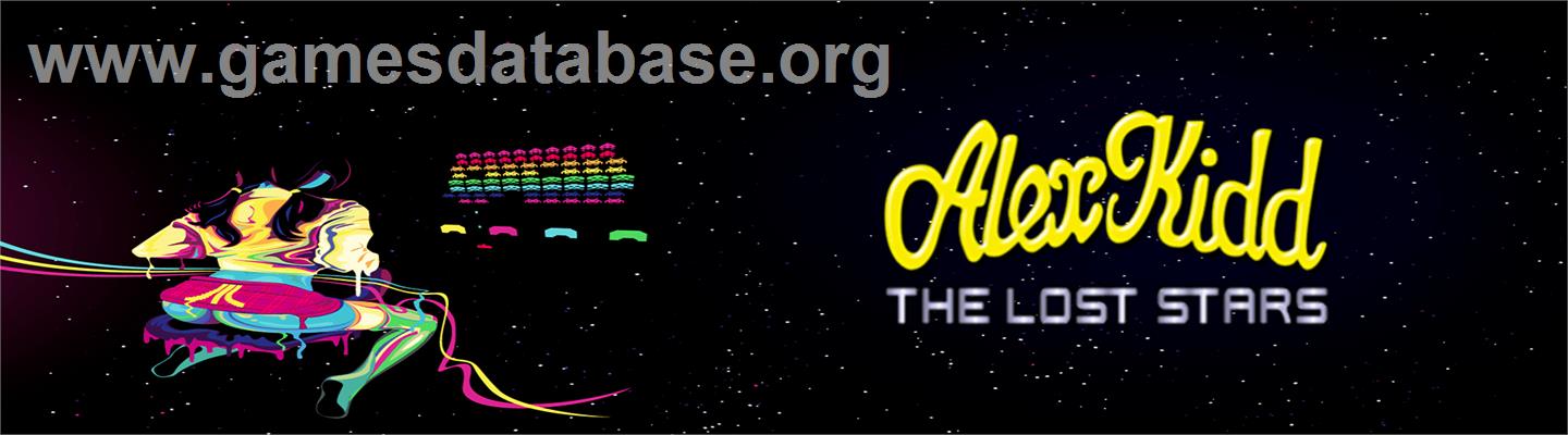 Alex Kidd: The Lost Stars - Arcade - Artwork - Marquee