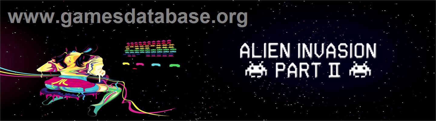 Alien Invasion Part II - Arcade - Artwork - Marquee