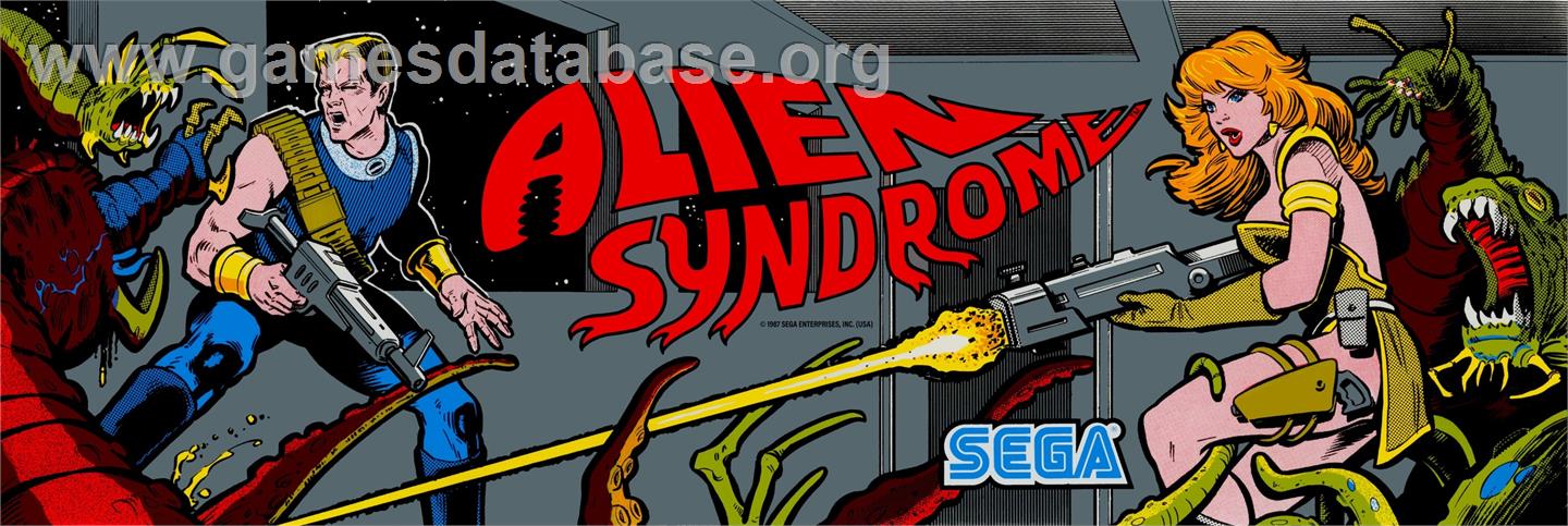 Alien Syndrome - Arcade - Artwork - Marquee