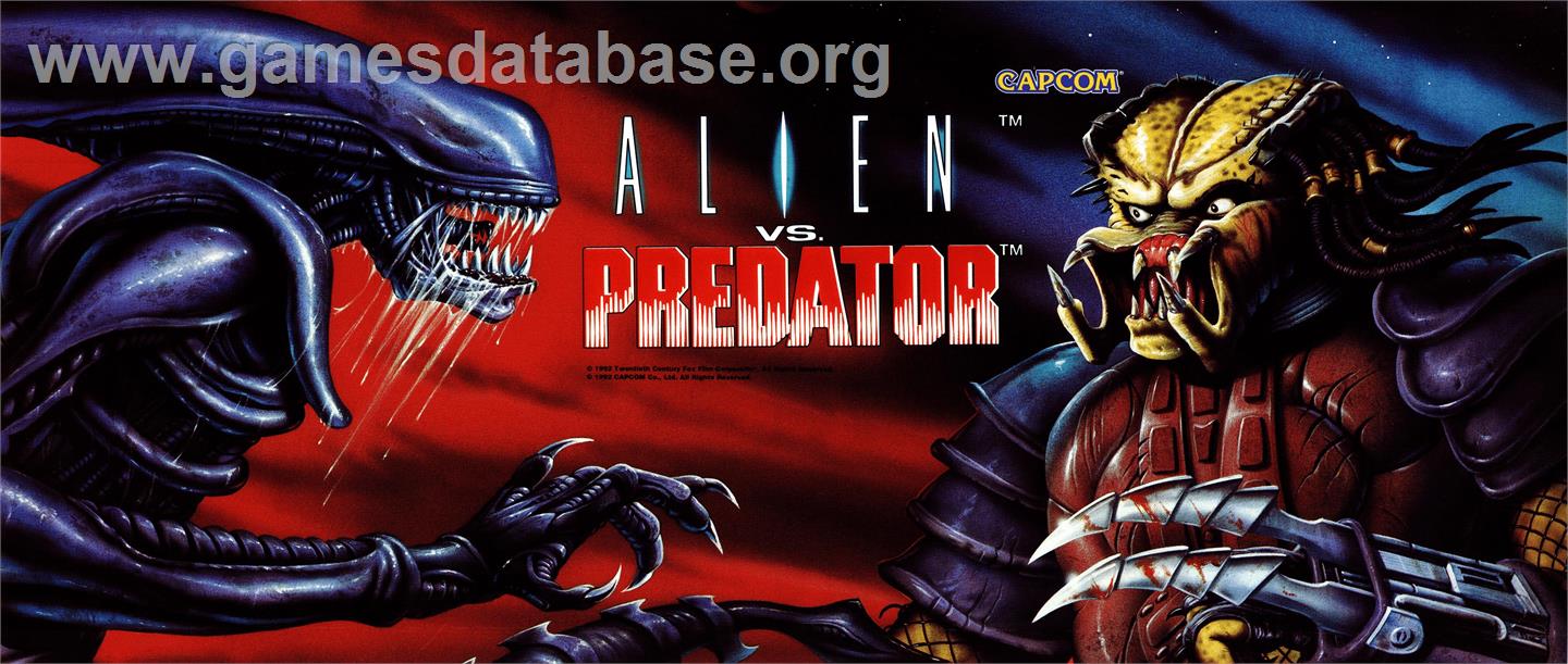 Alien vs. Predator - Arcade - Artwork - Marquee