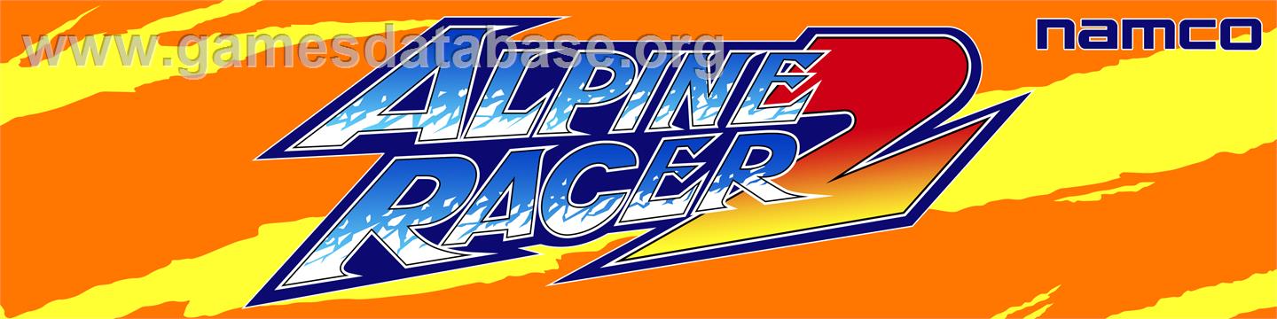 Alpine Racer 2 - Arcade - Artwork - Marquee
