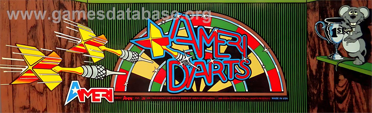 Ameri Darts - Arcade - Artwork - Marquee