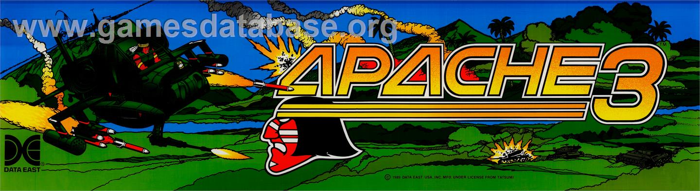 Apache 3 - Arcade - Artwork - Marquee