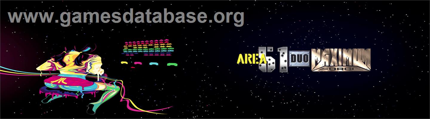 Area 51 / Maximum Force Duo - Arcade - Artwork - Marquee