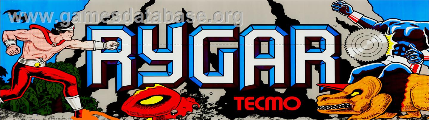 Argus no Senshi - Arcade - Artwork - Marquee