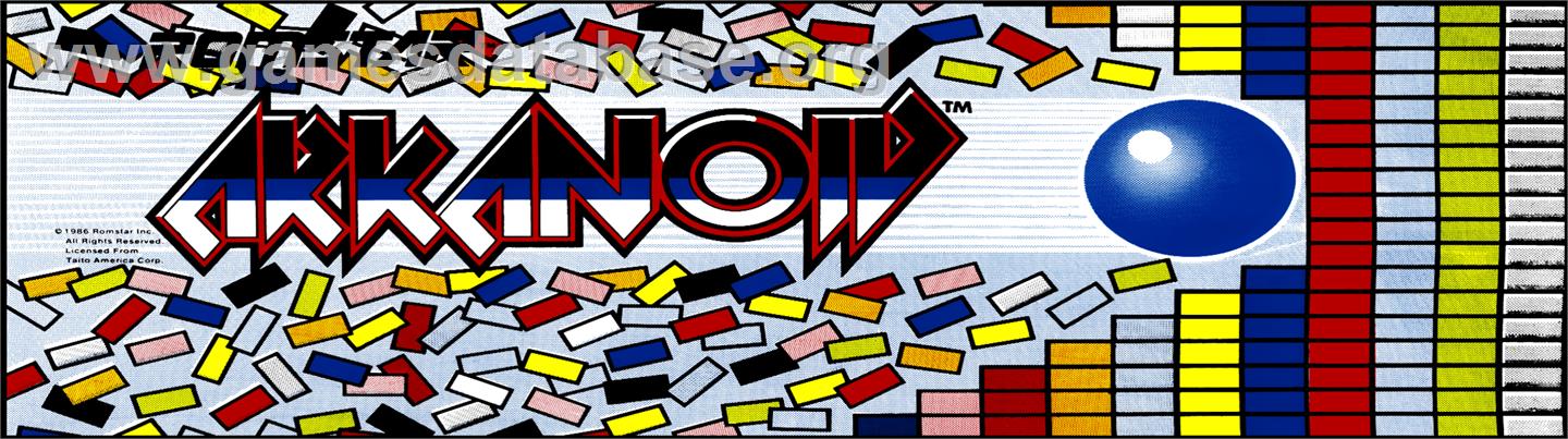 Arkanoid - Arcade - Artwork - Marquee