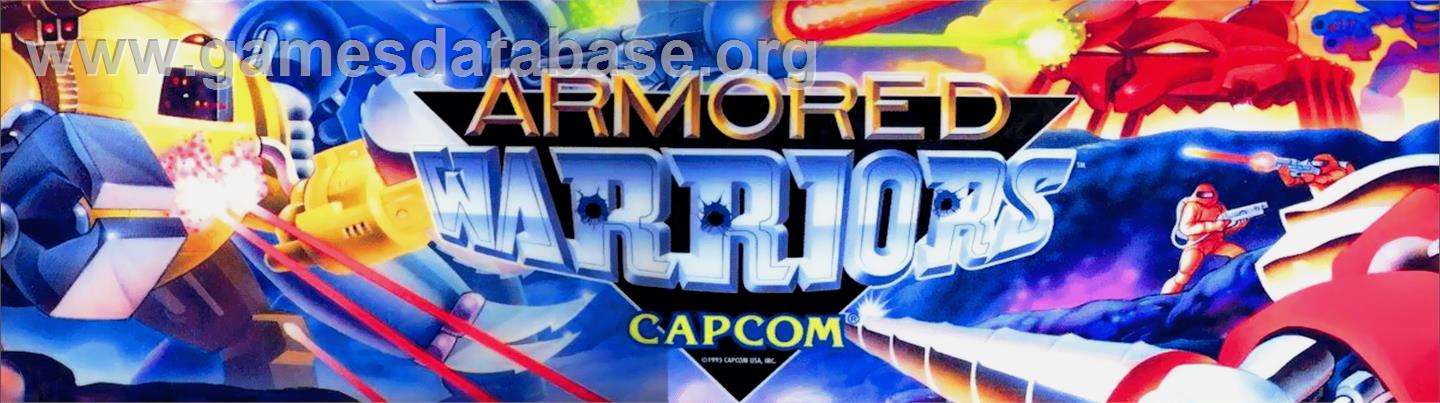 Armored Warriors - Arcade - Artwork - Marquee