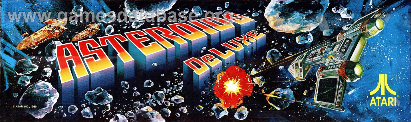 Asteroids Deluxe - Arcade - Artwork - Marquee