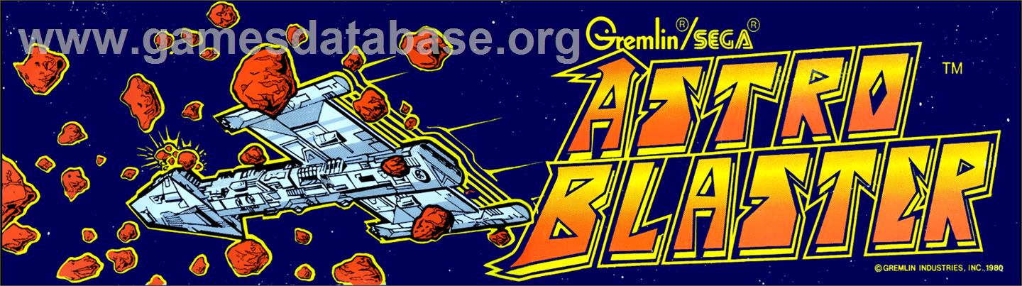 Astro Blaster - Arcade - Artwork - Marquee
