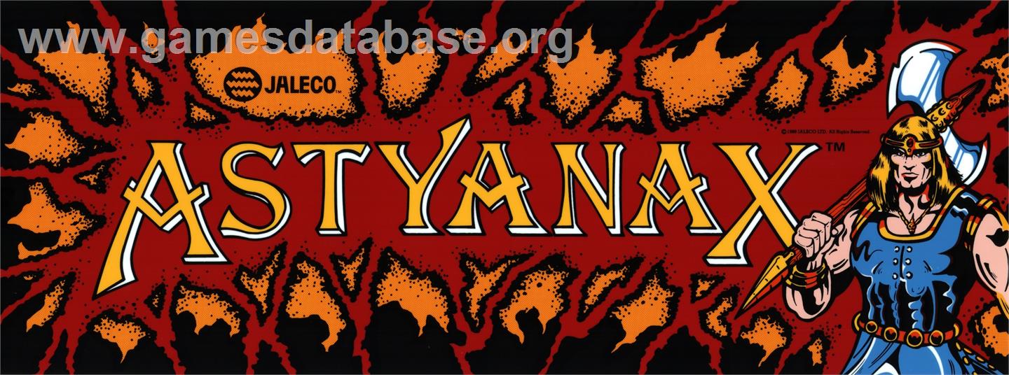 Astyanax, The - Arcade - Artwork - Marquee