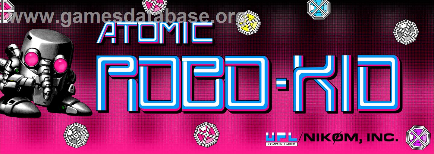 Atomic Robo-kid - Arcade - Artwork - Marquee
