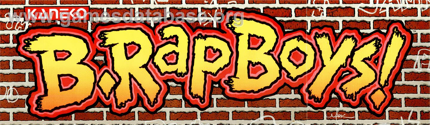 B.Rap Boys - Arcade - Artwork - Marquee